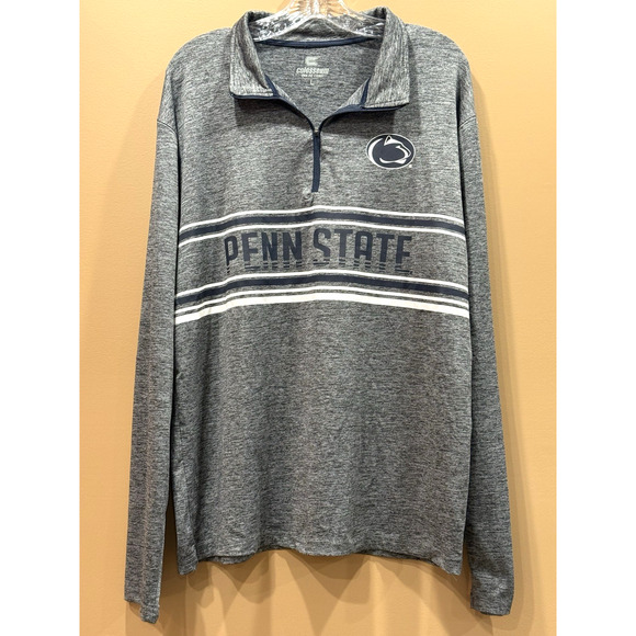 Penn State Shirt Nittany Lions Mens Size Large Colosseum 1/4 Zip Activewear L - Picture 1 of 7